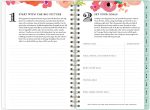 Day Designer for Blue Sky 2022-2023 Academic Year Weekly & Monthly Planner, 8.5" x 11", Frosted Cover, Wirebound, Secret Garden Mint (137896-A23) - Image 5